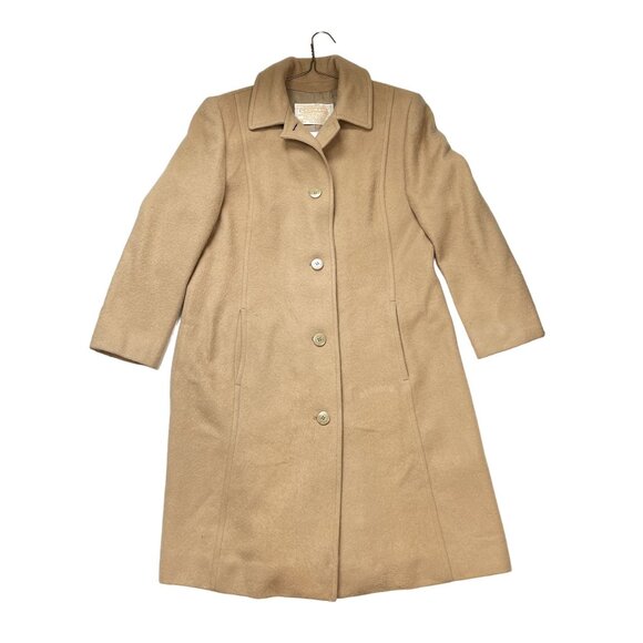 Pendleton Womens Virgin Wool Coat Camel Color Size 10 - Picture 2 of 16